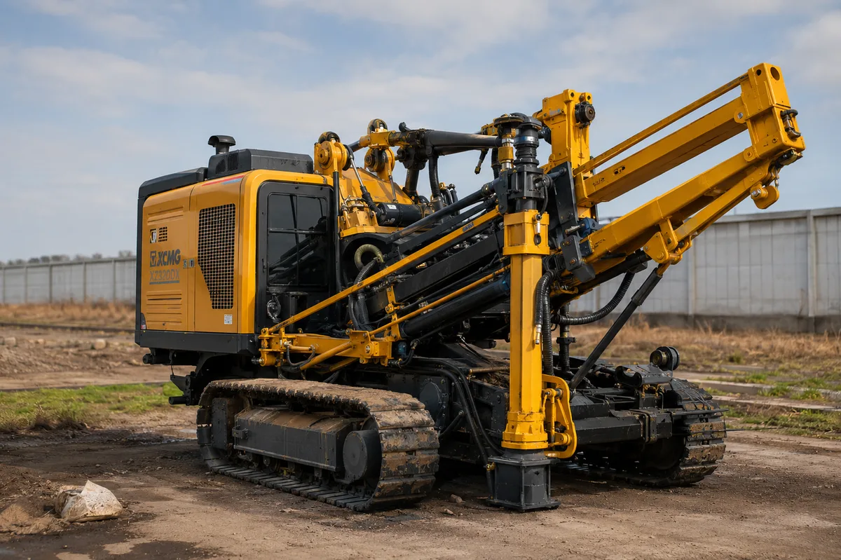 XCMG HDD machine used for trenchless cable and utility crossings.